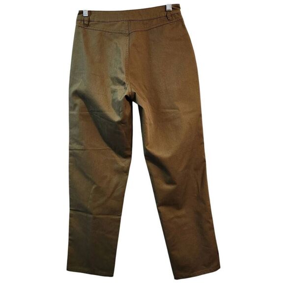 Volcom So Chickie High Rise Chino Pants Green Womens Size 26 NEW - Picture 3 of 11